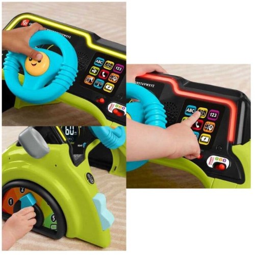 Mattel Fisher-Price Baby & Toddler Learning Toy Laugh & Learn Sit & Steer Driver Car HYR91 194735254699