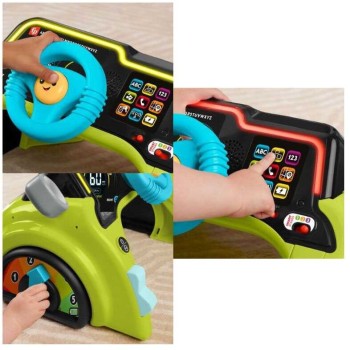 Mattel Fisher-Price Laugh & Learn Sit & Steer Εκπαιδευτικό Αυτοκίνητο HYR91 194735254699
