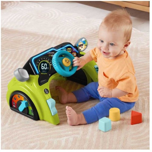 Mattel Fisher-Price Laugh & Learn Sit & Steer Εκπαιδευτικό Αυτοκίνητο HYR91 194735254699