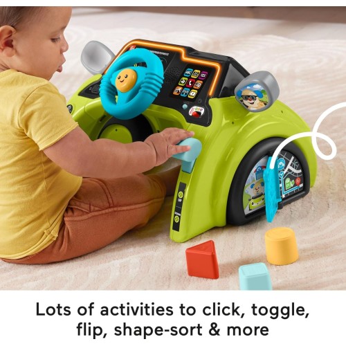 Mattel Fisher-Price Laugh & Learn Sit & Steer Εκπαιδευτικό Αυτοκίνητο HYR91 194735254699