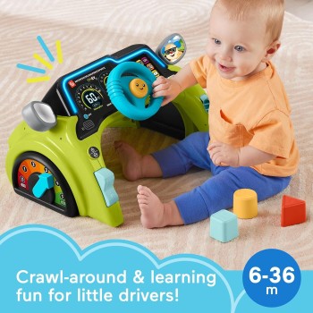 Mattel Fisher-Price Laugh & Learn Sit & Steer Εκπαιδευτικό Αυτοκίνητο HYR91 194735254699