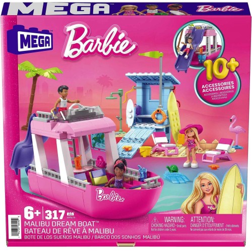 MEGA Barbie Malibu Dream Boat HPN79 194735164400