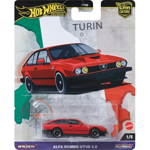 Mattel Hot Wheels Car Culture Alfa Romeo GTV 6 3.0 FPY86 / HRV80 194735186525