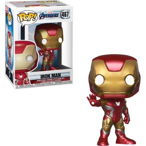 Funko Marvel Avengers Pop! Marvel: Avengers - Iron Man (Special Edition) N.467 Bobble-Head Vinyl Figure 066170 889698366748