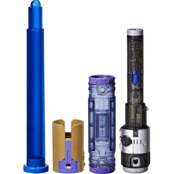 Hasbro Star Wars Lightsaber Forge Kyber Core Jedi Master Sol, Officially Licensed Blue Customizable Electronic Lightsaber F1135 