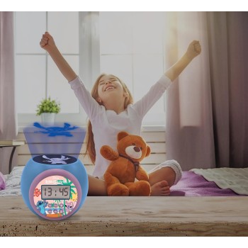 Lexibook Disney Stitch Stitch Ρολοί Ξυπνητήρι Με Προτζέκτορα Και Χρονομετρητή 25.RL977D 3380743104683