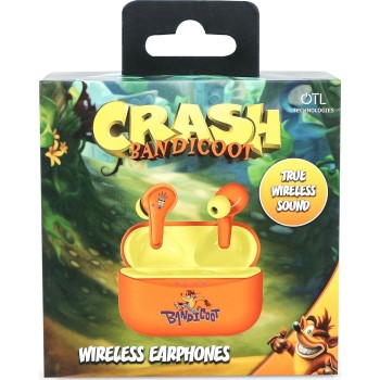 otl technologies Cb1220 Crash Bandicoot Tws Ακουστικά Με Θήκη Ασύρματης Φόρτισης  5055371628112