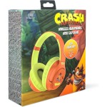 otl technologies Cb1218 Crash Bandicoot Led Light Up Ασύρματα Ακουστικά Bluetooth - Πορτοκαλί  5055371628099