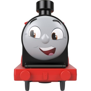 Mattel Thomas And Friends Motorized Toy Train Graffiti James Battery-Powered Engine With Tender & Cargo Car HFX97 / HTN42 194735