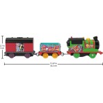 Mattel Thomas And Friends Motorized Toy Train Graffiti Percy Τόμας Μηχανοκίνητα Τρένα Με 2 Βαγόνια HFX97 / HTN41 194735194568