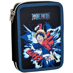 GIM Case Double ONE Piece Luffy Γεμάτη Διπλή Κασετίνα 377-03100 5204549165083