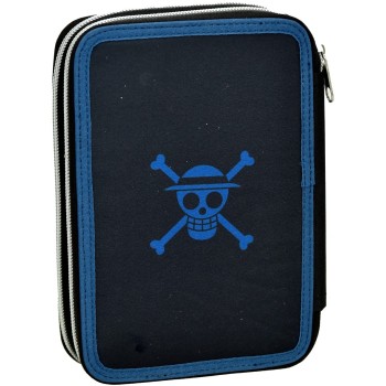 GIM Case Double ONE Piece Luffy Γεμάτη Διπλή Κασετίνα 377-03100 5204549165083