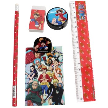 GIM Σχολικό Σετ Και Μεταλλική Μολυβοθήκη ONE Piece 377-03884 5204549163713