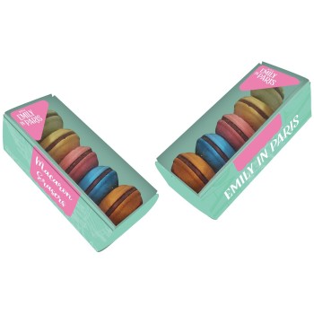 GIM Σετ 5 Χρωματιστές Γόμες Emily In Paris Macarons 351-00002 5204549165182