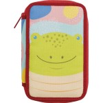 CARIOCA Pencil Case 3 zip Frog C42356 8003511443566