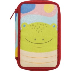 CARIOCA Pencil Case 3 zip Frog C42356 8003511443566