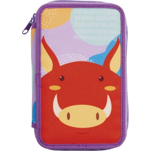 CARIOCA Pencil Case 3 zip Boar C42356 8003511453565
