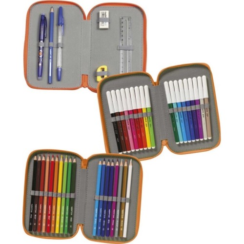 CARIOCA Pencil Case 3 Zip Smack C42807 8003511214456