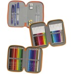 CARIOCA Pencil Case 3 Zip Aargh C42807 8003511214449