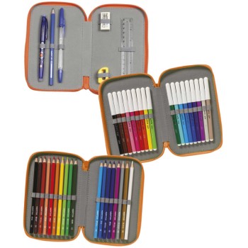 CARIOCA Pencil Case 3 Zip Aargh C42807 8003511214449
