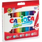 CARIOCA Maxi tip Felt tip Pens Jumbo - 40 pcs C41257 8003511412579