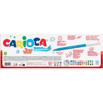 CARIOCA Λεπτή Μύτη Felt Felt Μαρκαδόροι Joy - 50 Τεμ C41018 8003511410186