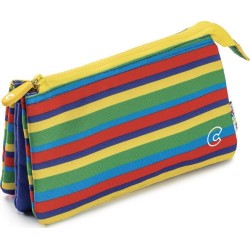 CARIOCA Multi-Pocket Pencil Case Groovi Empty Lines C23284 8003511123840