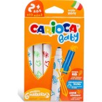 CARIOCA Μαρκαδόροι Baby 2+ Jumbo 6Τμχ C42813 8003511428136