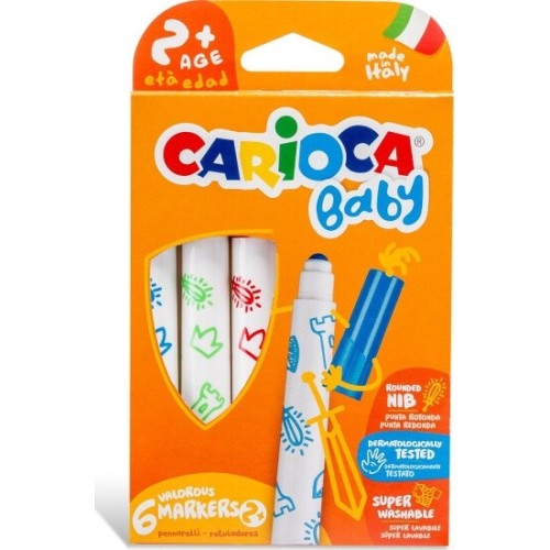 CARIOCA Valorous Marker Baby - 6 pcs C42813 8003511428136
