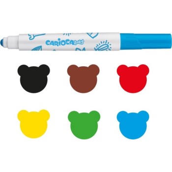 CARIOCA Valorous Marker Baby - 6 pcs C42813 8003511428136