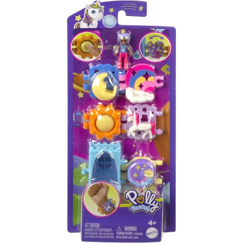 Mattel Polly Pocket Bracelet Treasures Unicorn  HKV67 / HKV68 194735109265