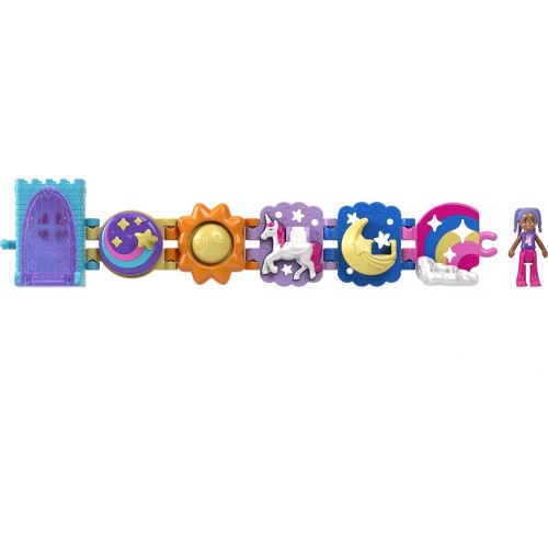 Mattel Polly Pocket Bracelet Treasures Unicorn  HKV67 / HKV68 194735109265