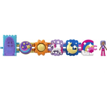 Mattel Polly Pocket Bracelet Treasures Unicorn  HKV67 / HKV68 194735109265