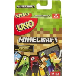 Mattel Games Minecraft Επιτραπέζιο Παιχνίδι Uno Παιχνίδι Καρτών Οικογένεια FPD61 887961606782
