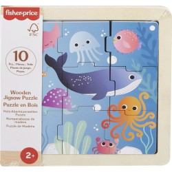 Mattel Fisher-price Wooden Jigsaw Puzzle HXV15 / HXV17 194735238415