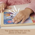 Mattel Fisher-price Wooden Jigsaw Puzzle HXV15 / HXV17 194735238415