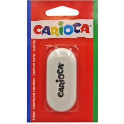 CARIOCA Eraser With Round Corners Blister C40142 8003511401429
