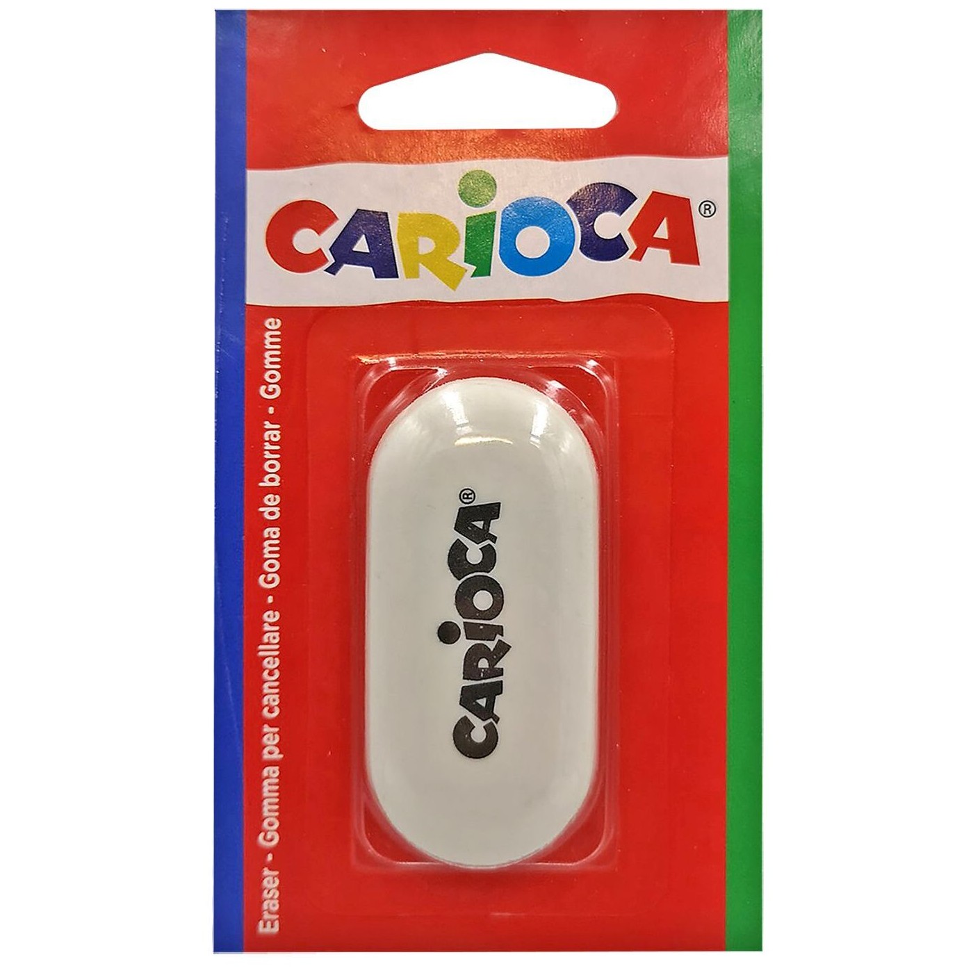 Carioca Γόμα Με Στρόγγυλες Άκρες Σε Blister