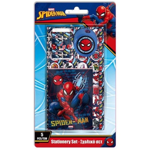 Diakakis imports Spiderman Σχολικό Σετ Spider-Man 5 Τμx. 000508384 5205698667701