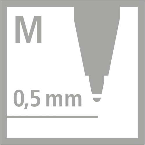 STABILO Ballpoint Στυλό Pointball 6030/46 Μαύρο 0.5Mm 6030/46 4006381436991