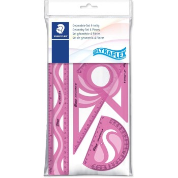 STAEDTLER Ultraflex 4 Piece Geometry Instrument Set 340 569PB4UF-S 4007817051122