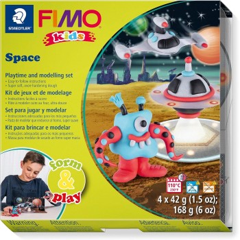 STAEDTLER  Σετ Κατασκευών Fimo Kids Space 90 8034 17 LZ03 4007817032619