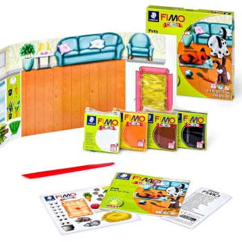 STAEDTLER Σετ Κατασκευών Fimo Kids Ζωάκια 360 8034 02 LZ04 4007817806036