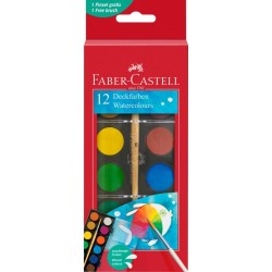 Faber-Castell Watercolors 12 Colors 125017 4005401250173