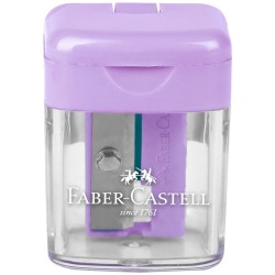 Faber-Castell Ξύστρα Mini Box Σε 4 Pastel Χρώματα 182801 4005401828013