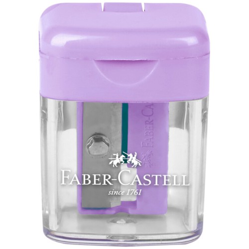 Faber-Castell Ξύστρα Mini Box Σε 4 Pastel Χρώματα 182801 4005401828013