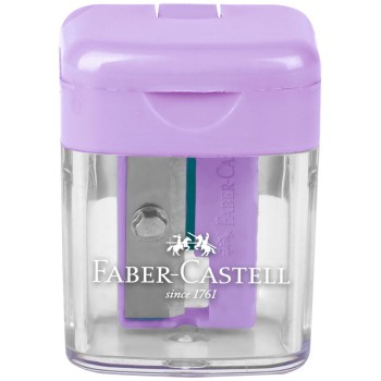 Faber-Castell Mini Box Sharpener In 4 Pastel Colors 182801 4005401828013
