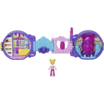 Mattel Polly Pocket On The Go Fun Purple HRD73 / HRD76 194735173914