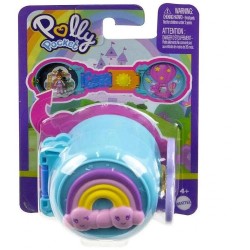 Mattel Polly Pocket On The Go Fun Blue HRD73 / HRD74 194735174126