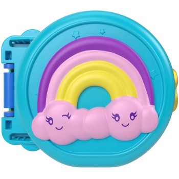 Mattel Polly Pocket On The Go Fun Blue HRD73 / HRD74 194735174126